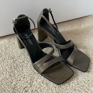 Nine West square toe heels